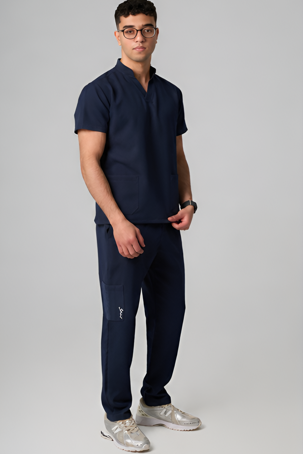 on call scrub-navy