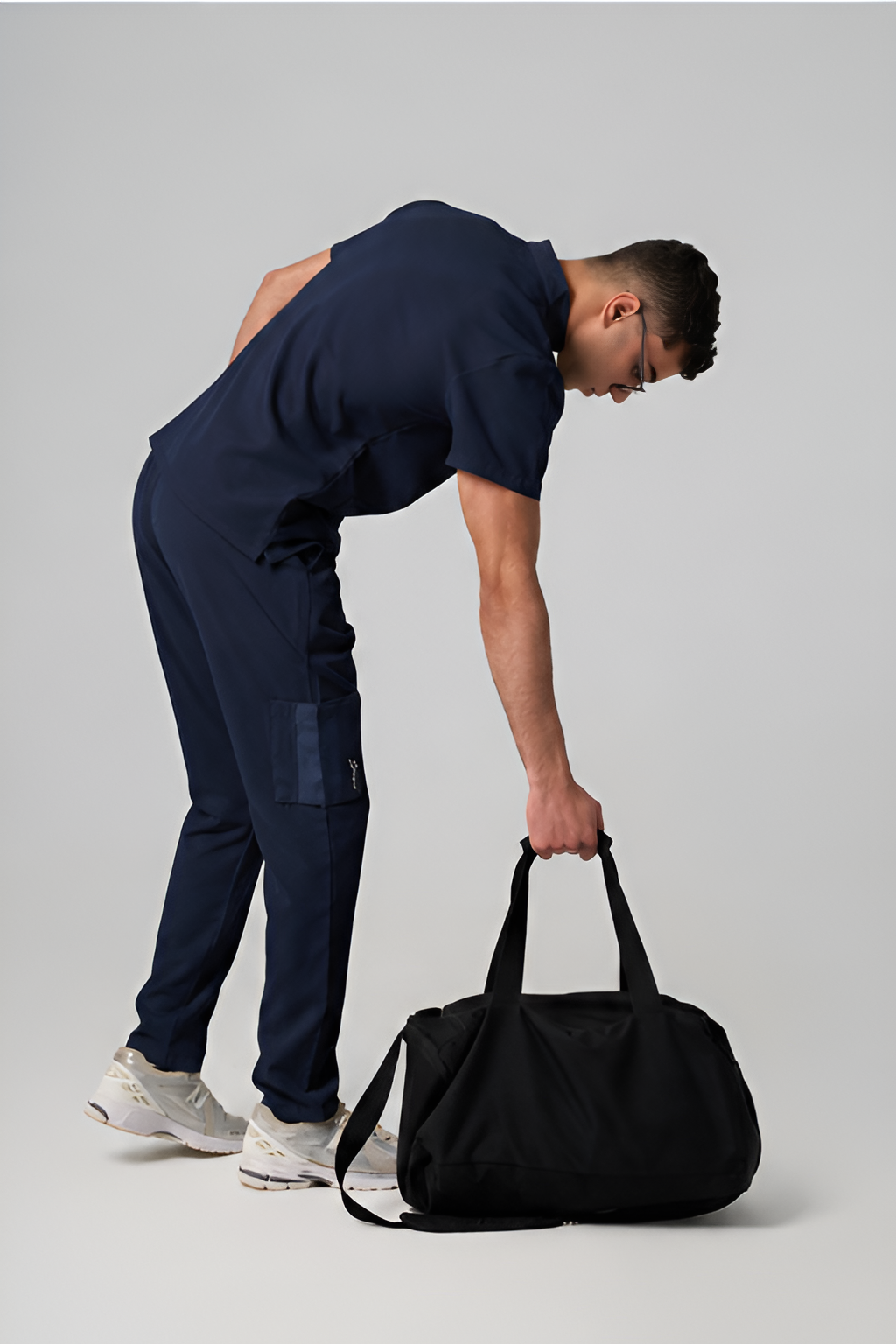 on call scrub-navy