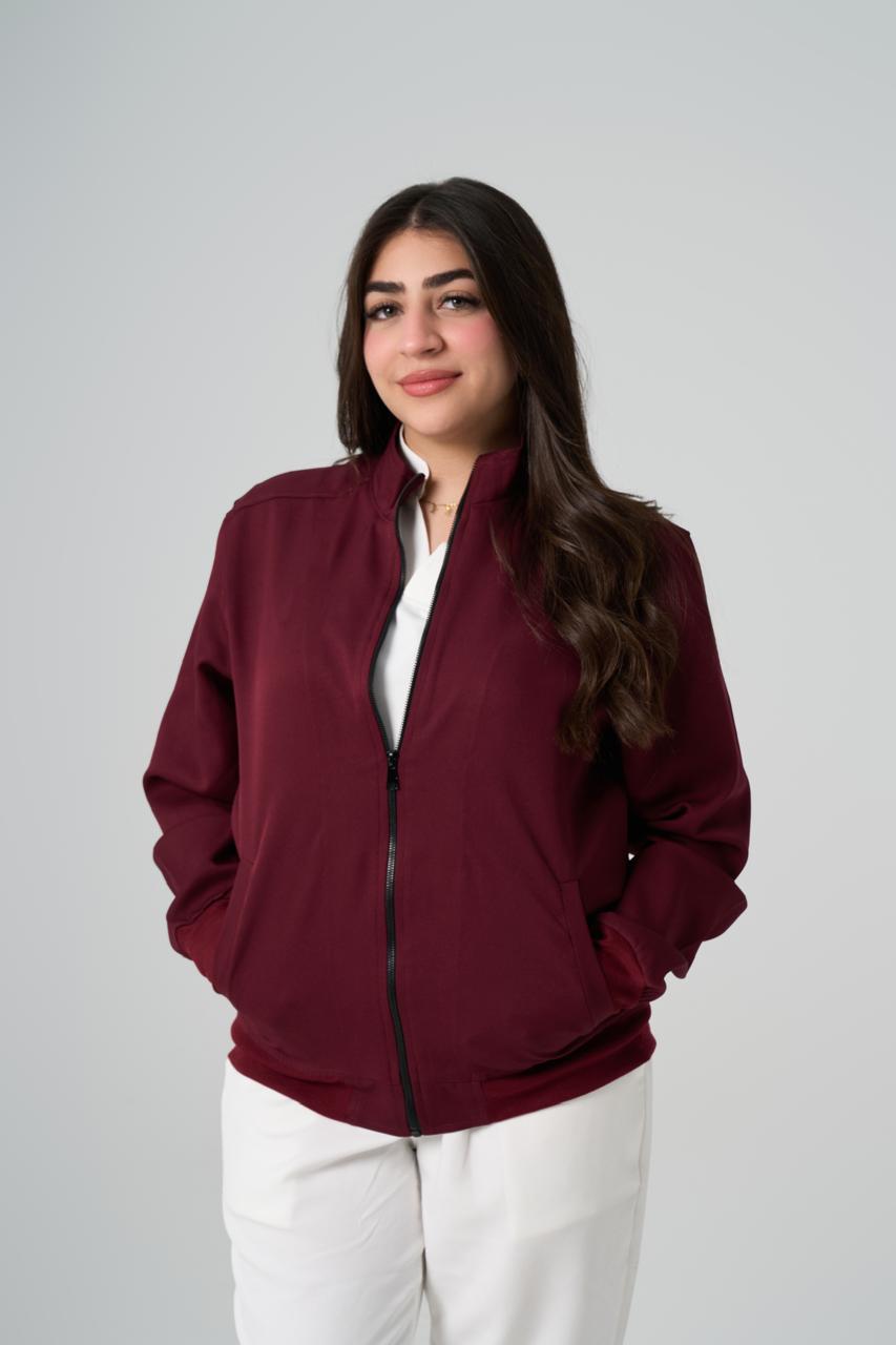 Burgundy Jacket